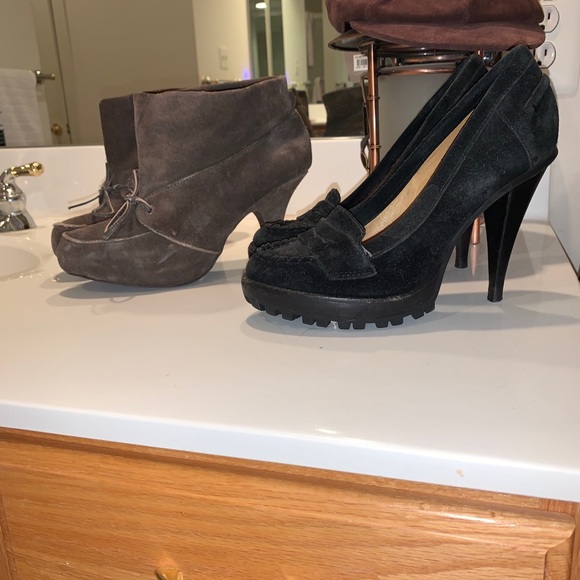 Two pairs of suede heels Michael Kors farylrobin - Picture 1 of 11